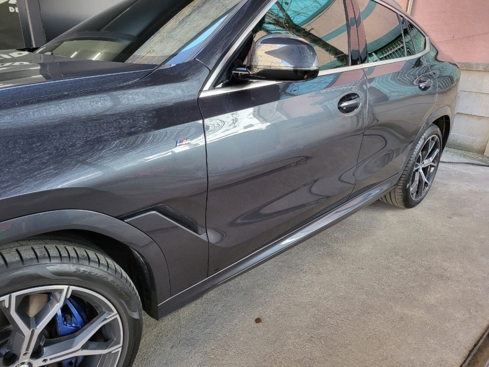 BMW X6 외형복원 시공 후 모습