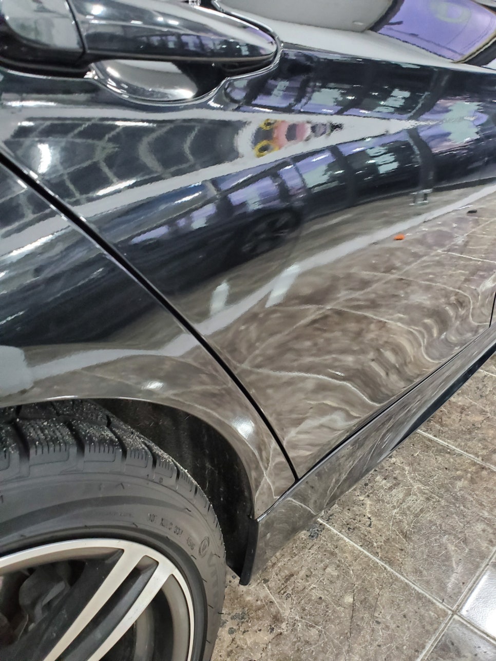 BMW 3시리즈 외형복원 시공 결과